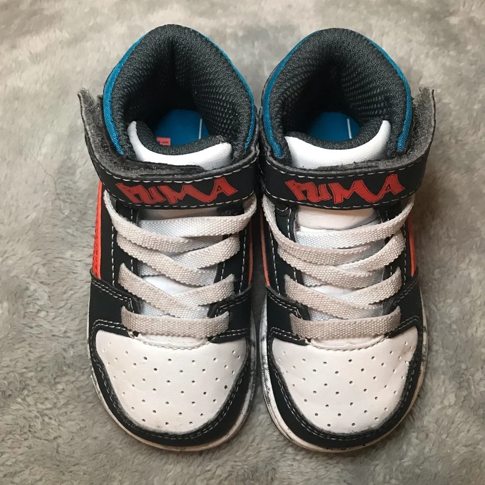 2 pair of toddler sneakers size 5C, Puma & Ground Up - Picture 3 of 9